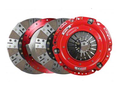 McLeod RXT 1200 HD Twin Disc 1200HP Ceramic Clutch Kit for Small Diameter Flywheels Only; 23-Spline (90-03 5.2L, 5.9L Dakota)