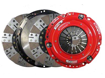 McLeod RXT 1200 HD Twin Disc 1200HP Ceramic Clutch Kit for Large Diameter Flywheels Only; 23-Spline (02-03 5.9L RAM 1500)