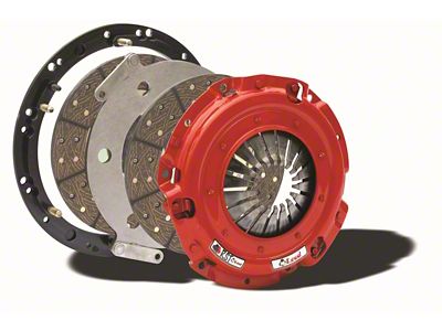 McLeod RST Twin Disc 800HP Organic Clutch Kit with 6-Bolt Aluminum Flywheel; 26-Spline (99-06 5.3L Sierra 1500; 2004 6.0L Sierra 1500)