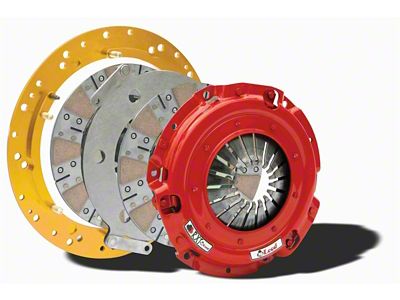 McLeod RXT 1200 HD Twin Disc 1200HP Ceramic Clutch Kit for Flat Flywheels Only; 10-Spline (99-06 4.8L, 5.3L Sierra 1500)