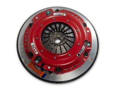 McLeod RXT Twin Disc 1000HP Ceramic Clutch Kit with 6-Bolt Aluminum Flywheel; 26-Spline (99-06 5.3L Sierra 1500; 2004 6.0L Sierra 1500)