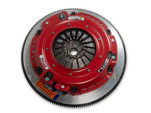 McLeod RXT Twin Disc 1000HP Ceramic Clutch Kit with 6-Bolt Aluminum Flywheel; 26-Spline (99-06 5.3L Silverado 1500; 2004 6.0L Silverado 1500)