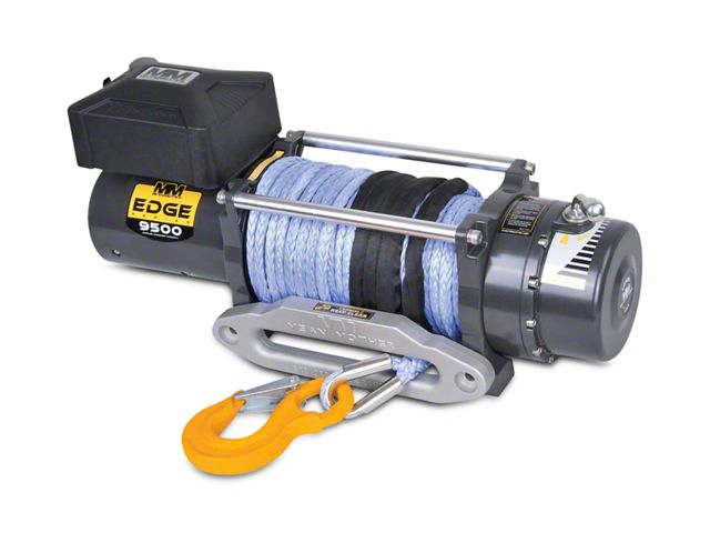 Mean Mother EDGE Series 9,500 lb. Winch with Synthetic Rope (Universal; Some Adaptation May Be Required)