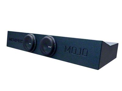 Memphis Audio Dual 8-Inch MOJO Mini Direct Fit Subwoofer Enclosure (09-24 F-150 SuperCrew)