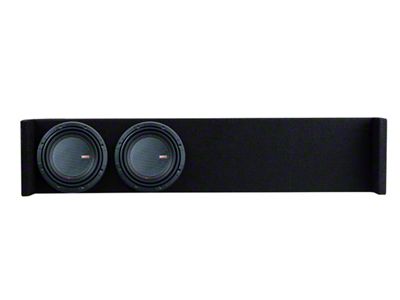 Memphis Audio MOJO Mini Dual 6.50-Inch Loaded Subwoofer Box; 1 ohm (97-25 F-150 Regular Cab)