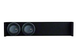 Memphis Audio MOJO Mini Dual 6.50-Inch Loaded Subwoofer Box; 1 ohm (99-26 F-350 Super Duty Regular Cab)