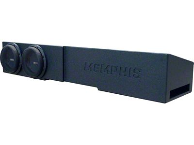 Memphis Audio Dual 8-Inch Subwoofer Loaded Enclosure (07-18 Sierra 1500 Crew Cab)