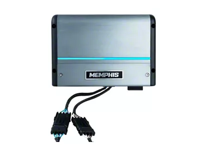 Memphis Audio MM Series 4-Channel Amplifier; 125x4 at 2 ohm (Universal; Some Adaptation May Be Required)