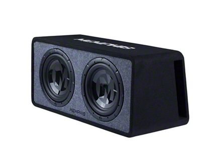 Memphis Audio PRX Loaded Enclosure with Dual 12-Inch Subwoofers; 2 ohm (Universal; Some Adaptation May Be Required)