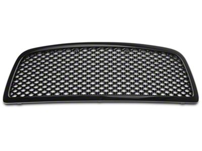 Mesh Upper Replacement Grille; Black (09-12 RAM 1500)
