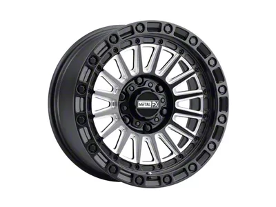 Metal FX Offroad Rogue Satin Black Contrast Cut 6-Lug Wheel; 17x8.5; 0mm Offset (04-08 F-150)