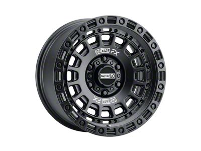 Metal FX Offroad Hitman Satin Black 6-Lug Wheel; 17x8.5; 0mm Offset (07-13 Sierra 1500)