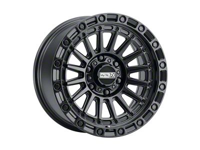 Metal FX Offroad Rogue Satin Black 6-Lug Wheel; 17x8.5; 0mm Offset (07-13 Silverado 1500)