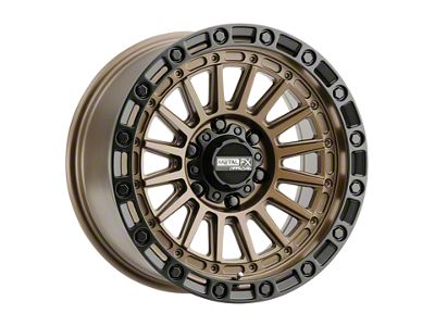 Metal FX Offroad Rogue Bronze with Satin Black 6-Lug Wheel; 17x8.5; 0mm Offset (07-14 Tahoe)