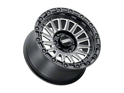 Metal FX Offroad Rogue Satin Black Contrast Cut 6-Lug Wheel; 20x9; -6mm Offset (23-24 Colorado)