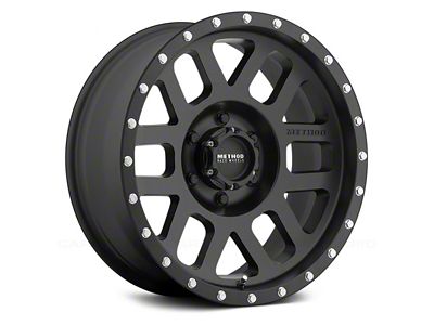 Method Race Wheels MR306 Mesh Matte Black 8-Lug Wheel; 18x9; -12mm Offset (10-18 RAM 3500 SRW)