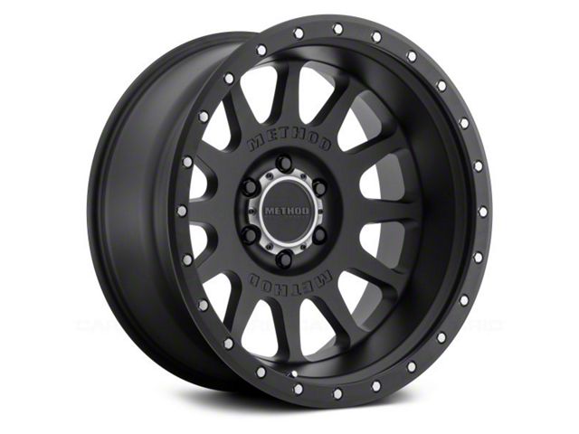 Method Race Wheels MR605 NV Matte Black 8-Lug Wheel; 20x10; -24mm Offset (10-18 RAM 3500 SRW)