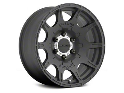 Method Race Wheels MR308 Roost Matte Black 6-Lug Wheel; 17x8.5; 0mm Offset (15-20 F-150)