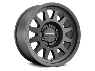 Method Race Wheels MR704 Bead Grip Matte Black 6-Lug Wheel; 17x8.5; 0mm Offset (15-20 F-150)