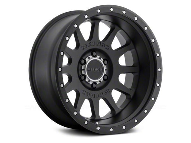 Method Race Wheels MR605 NV Matte Black 6-Lug Wheel; 20x10; -24mm Offset (15-20 Yukon)