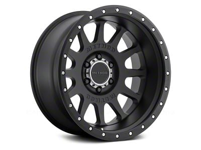 Method Race Wheels MR605 NV Matte Black 6-Lug Wheel; 20x10; -24mm Offset (19-24 Sierra 1500)