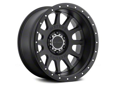 Method Race Wheels MR605 NV Matte Black 6-Lug Wheel; 20x10; -24mm Offset (19-26 Sierra 1500)