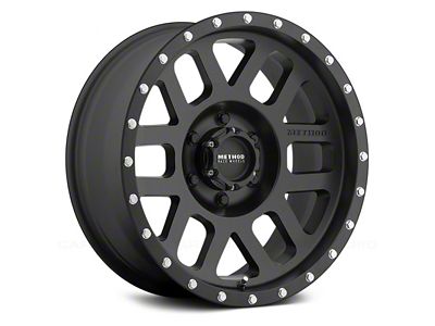 Method Race Wheels MR306 Mesh Matte Black 6-Lug Wheel; 17x8.5; 0mm Offset (09-14 F-150)
