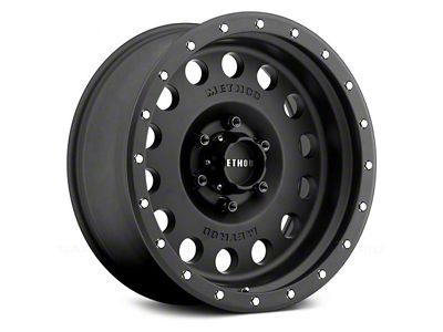 Method Race Wheels MR307 Hole Matte Black 6-Lug Wheel; 17x8.5; 0mm Offset (09-14 F-150)