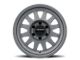Method Race Wheels MR704 Matte Titanium 6-Lug Wheel; 17x8.5; 0mm Offset (07-13 Sierra 1500)