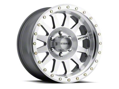 Method Race Wheels MR304 Double Standard Machined 6-Lug Wheel; 17x8.5; 0mm Offset (07-13 Silverado 1500)