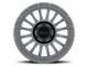 Method Race Wheels MR314 Gloss Titanium 6-Lug Wheel; 17x8.5; 0mm Offset (14-18 Silverado 1500)