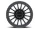 Method Race Wheels MR314 Matte Black 6-Lug Wheel; 17x8.5; 0mm Offset (14-18 Silverado 1500)