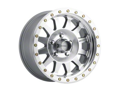 Method Race Wheels MR304 Double Standard Machined 5-Lug Wheel; 17x8.5; 0mm Offset (02-08 RAM 1500, Excluding Mega Cab)