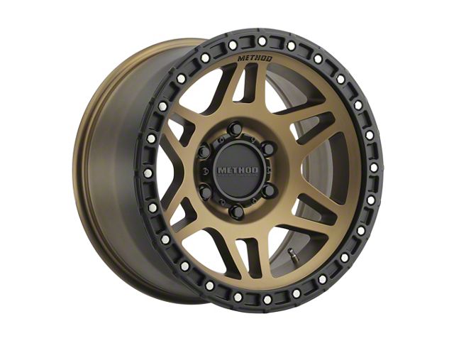 Method Race Wheels MR312 Bronze 6-Lug Wheel; 17x9; -12mm Offset (07-13 Sierra 1500)