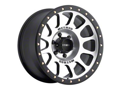 Method Race Wheels MR305 NV Matte Black Machined 6-Lug Wheel; 17x8.5; 0mm Offset (09-14 F-150)