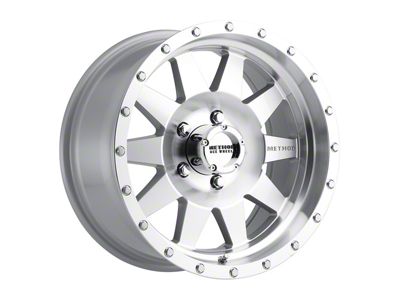 Method Race Wheels MR301 The Standard Machined 5-Lug Wheel; 17x9; -12mm Offset (09-18 RAM 1500)