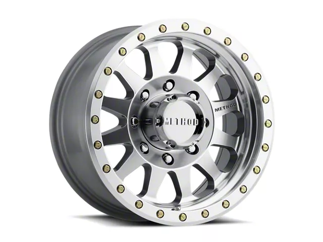 Method Race Wheels MR304 Double Standard Machined 8-Lug Wheel; 17x8.5; 0mm Offset (11-16 F-250 Super Duty)