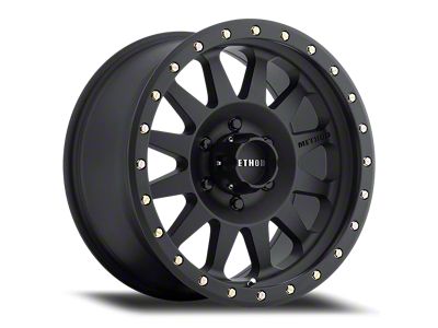 Method Race Wheels MR304 Double Standard Matte Black 8-Lug Wheel; 17x8.5; 0mm Offset (11-16 F-250 Super Duty)