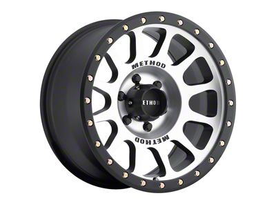 Method Race Wheels MR305 NV Matte Black Machined 6-Lug Wheel; 18x9; -12mm Offset (14-18 Silverado 1500)
