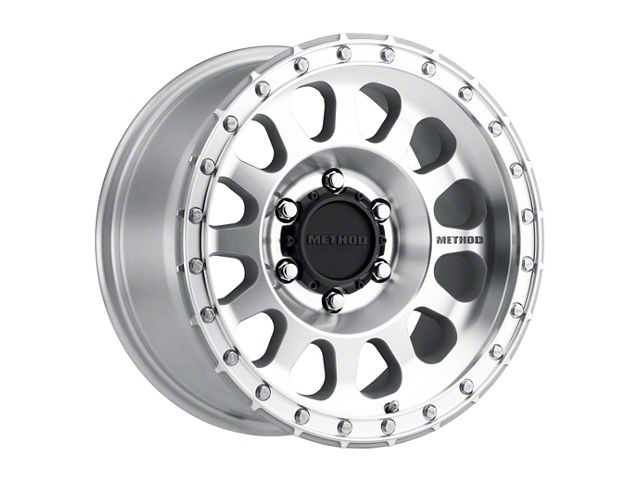 Method Race Wheels MR315 Machined 6-Lug Wheel; 17x9; -12mm Offset (19-24 Sierra 1500)