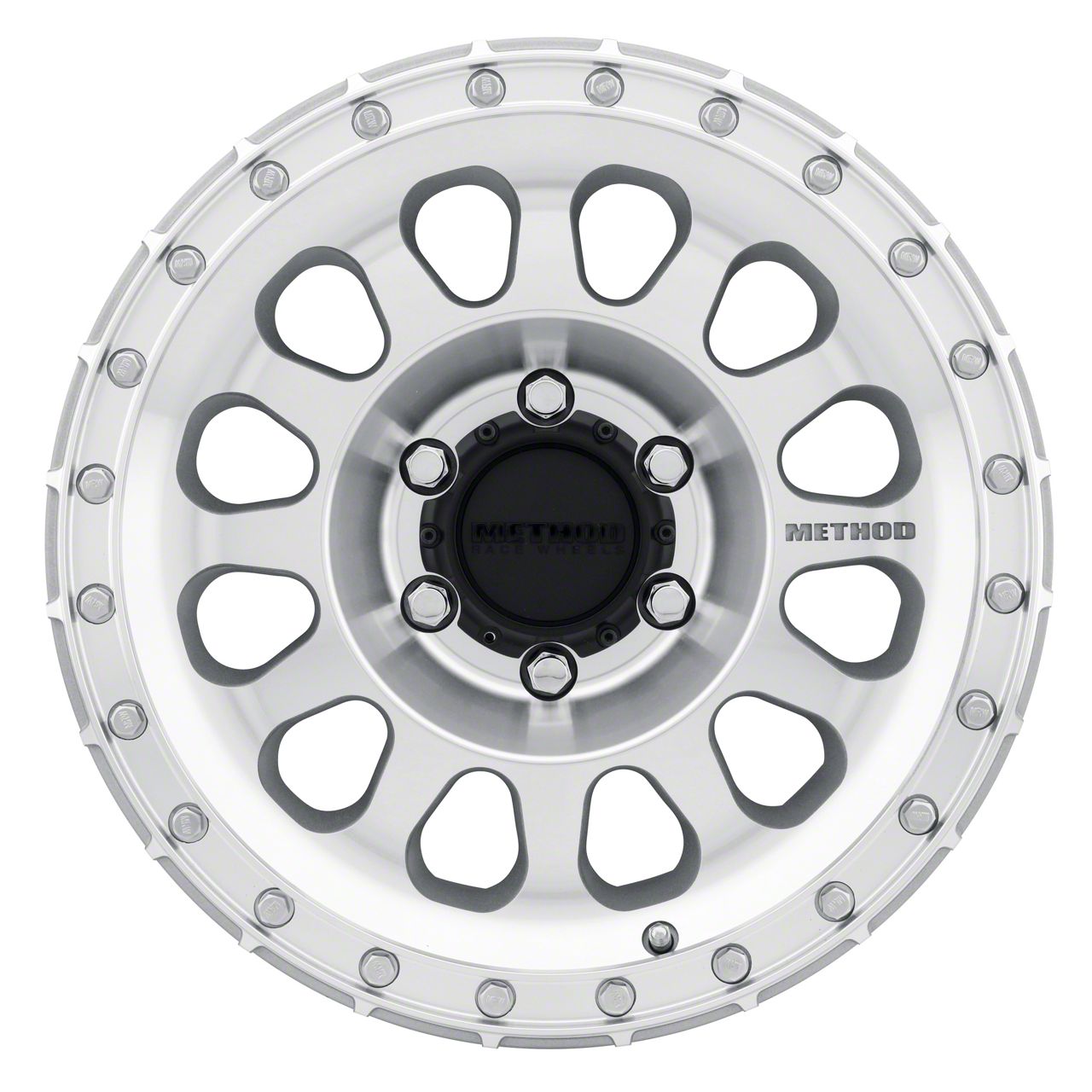 Method Race Wheels Silverado 1500 MR315 Machined 6-Lug Wheel; 17x9 