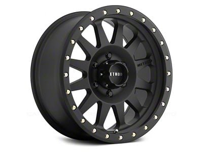 Method Race Wheels MR304 Double Standard Matte Black 6-Lug Wheel; 20x10; -10mm Offset (2024 Ranger)