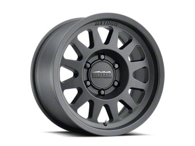 Method Race Wheels MR704 Matte Black 6-Lug Wheel; 17x8.5; 0mm Offset (99-06 Silverado 1500)