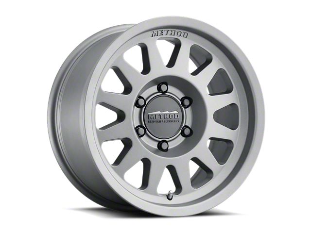 Method Race Wheels MR704 Matte Titanium 6-Lug Wheel; 17x8.5; 0mm Offset (99-06 Silverado 1500)