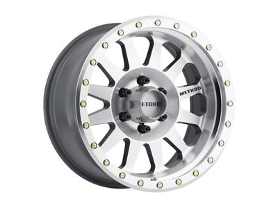 Method Race Wheels MR304 Double Standard Machined 6-Lug Wheel; 18x9; -12mm Offset (19-25 RAM 1500)