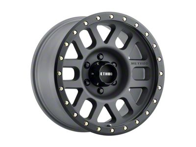 Method Race Wheels MR309 Grid Titanium 6-Lug Wheel; 18x9; 0mm Offset (19-25 RAM 1500)