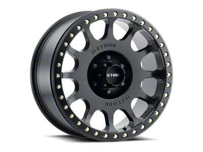 Method Race Wheels MR105 Beadlock Matte Black 6-Lug Wheel; 17x8.5; 0mm Offset (19-23 Ranger)