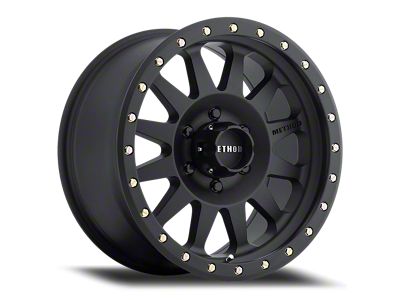 Method Race Wheels MR304 Double Standard Matte Black 6-Lug Wheel; 18x9; 18mm Offset (19-26 Silverado 1500)