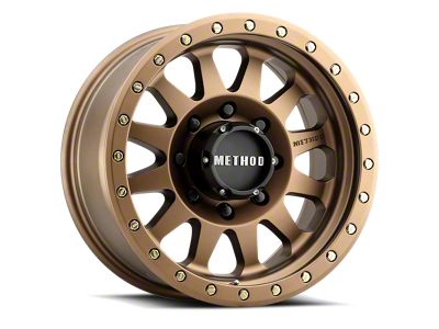 Method Race Wheels MR304 Double Standard Bronze 8-Lug Wheel; 17x8.5; 0mm Offset (01-06 Silverado 2500 HD)