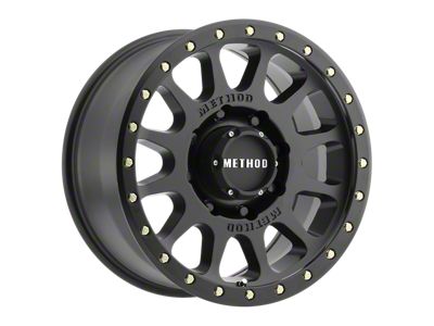 Method Race Wheels MR305 NV HD Matte Black 8-Lug Wheel; 18x9; 18mm Offset (01-06 Silverado 2500 HD)